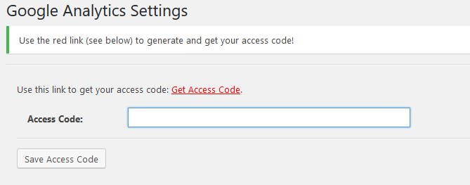 Get Access Code